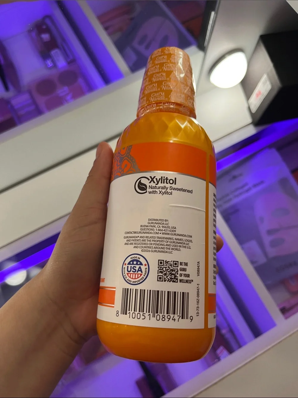 Orange Dry Mouth Oral Rinse - Moisturizing Mouthwash